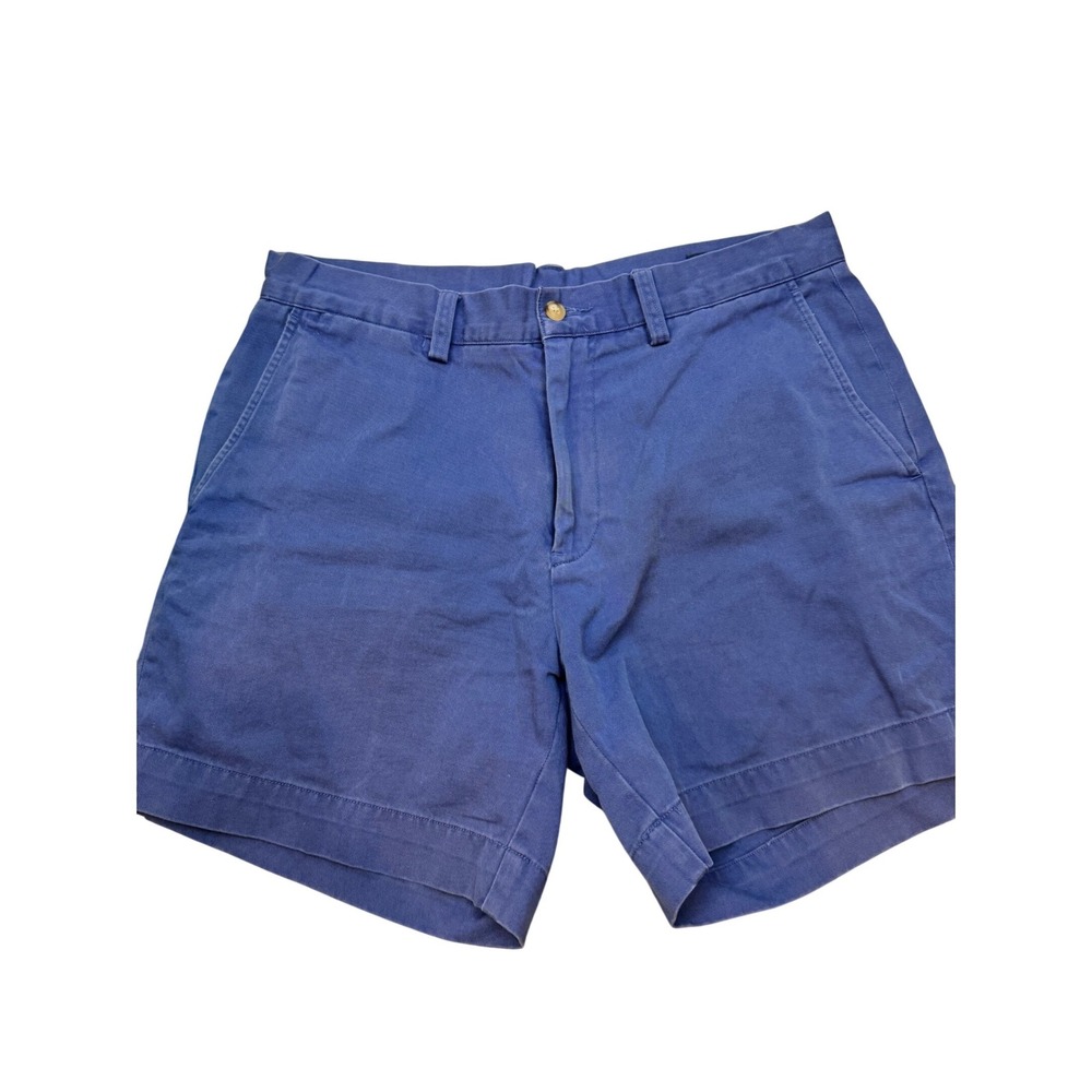 Polo Ralph Lauren Mens Classic Fit 6 Inch Inseam Chino Shorts Blue Size 32